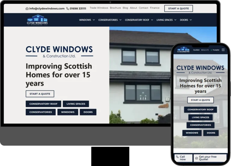 web design double glazing company