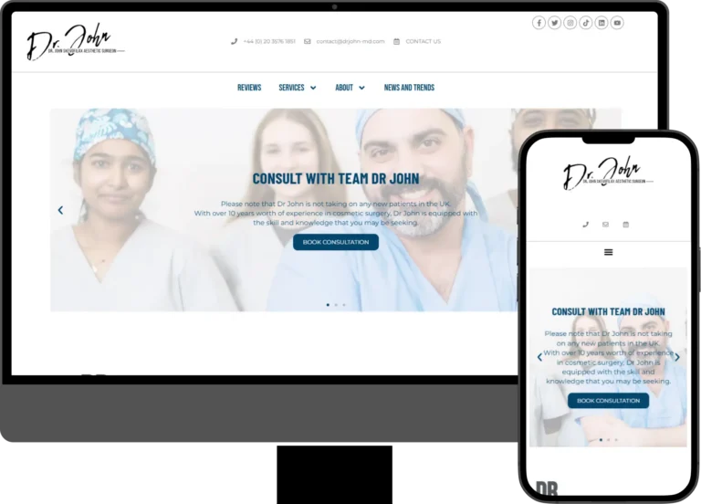 web design plastic surgeon